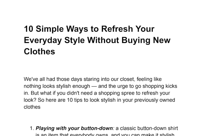 write SEO articles and blog posts for your website